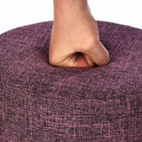 Solid Color Fabric Standard Stool Modern Style Simple Household Footstool Clearhalo 'furn' 'furn_ottomans_poufs' 'Furniture' 'Living Room Furniture' 'Ottomans & Poufs' 'ottomans_poufs' 7067706