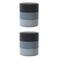 Solid Color Fabric Standard Stool Modern Style Simple Household Footstool 11"L x 11"W x 14"H Gray 2 Piece Set Clearhalo 'furn' 'furn_ottomans_poufs' 'Furniture' 'Living Room Furniture' 'Ottomans & Poufs' 'ottomans_poufs' 7067733
