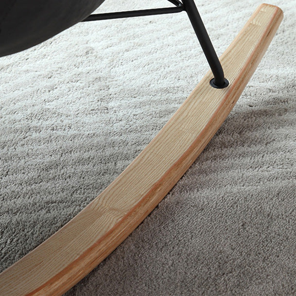 Moderne stijl enkele schommelstoel binnensis schommelstoel met kussen