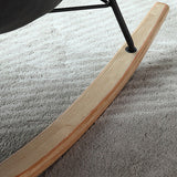 Moderne stijl enkele schommelstoel binnensis schommelstoel met kussen