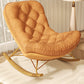 Contemporary Leisure Light Luxury Chaise Rocking Chair Lounge Lazy Chair Orange Clearhalo 'Chairs & Seating' 'furn' 'furn_rocking_chairs' 'Furniture' 'Living Room Furniture' 'Rocking Chairs' 'rocking_chairs' 7067854