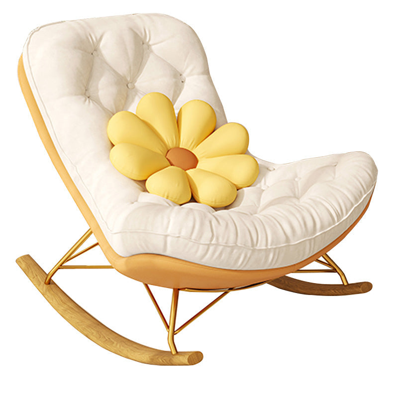 Contemporary Leisure Light Luxury Chaise Rocking Chair Lounge Lazy Chair Clearhalo 'Chairs & Seating' 'furn' 'furn_rocking_chairs' 'Furniture' 'Living Room Furniture' 'Rocking Chairs' 'rocking_chairs' 7067860