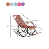 Chaise à bascule moderne du milieu du siècle