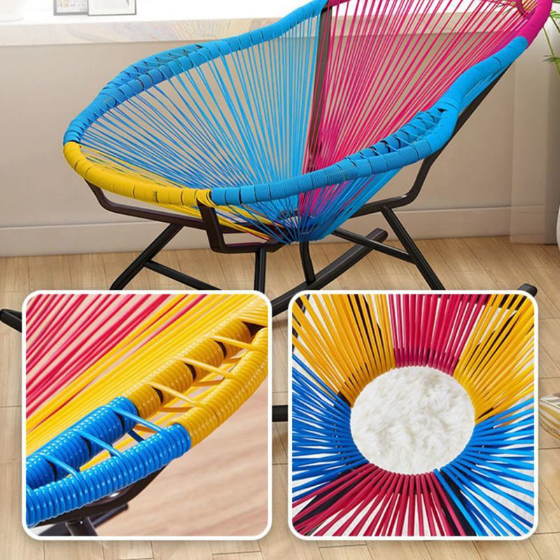 Contemporary Rattan Rocking Chair Outdoor Rocking Chair for Break Clearhalo 'Chairs & Seating' 'furn' 'furn_rocking_chairs' 'Furniture' 'Living Room Furniture' 'Rocking Chairs' 'rocking_chairs' 7067882