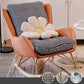 Modern Style Chaise Lounge Lazy Sofa Chair Leisure Rocking Chair for Living Room Orange Houndstooth Clearhalo 'Chairs & Seating' 'furn' 'furn_rocking_chairs' 'Furniture' 'Living Room Furniture' 'Rocking Chairs' 'rocking_chairs' 7067921