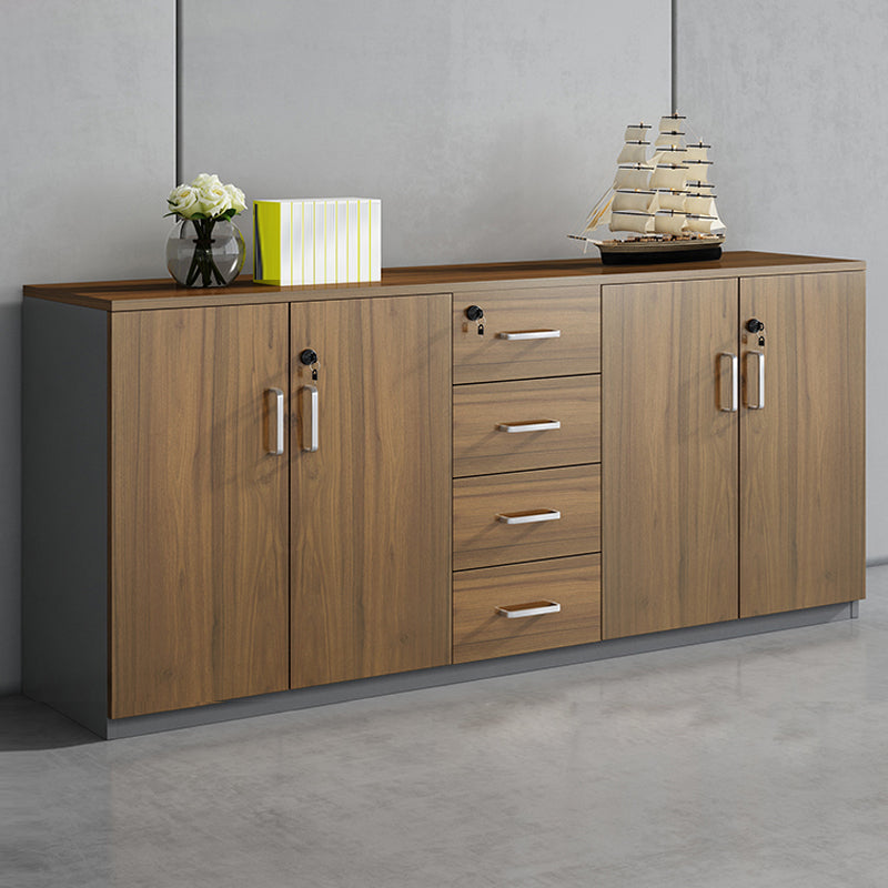 Modern Engineered Wood Filing Cabinet Lateral File Cabinet with Lock and Storage Clearhalo 'Filing Cabinets' 'filling_cabinets' 'furn' 'furn_filling_cabinets' 'Furniture' 'Office Furniture' 7069109