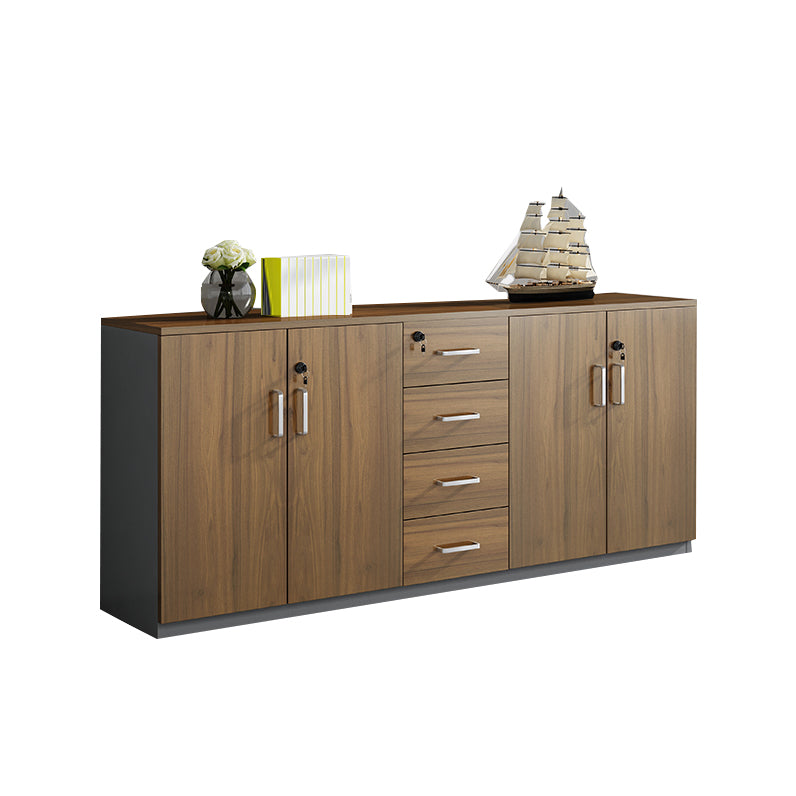 Modern Engineered Wood Filing Cabinet Lateral File Cabinet with Lock and Storage Clearhalo 'Filing Cabinets' 'filling_cabinets' 'furn' 'furn_filling_cabinets' 'Furniture' 'Office Furniture' 7069117