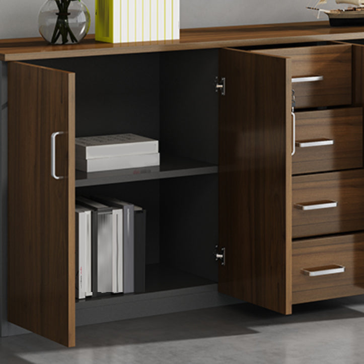 Modern Engineered Wood Filing Cabinet Lateral File Cabinet with Lock and Storage Clearhalo 'Filing Cabinets' 'filling_cabinets' 'furn' 'furn_filling_cabinets' 'Furniture' 'Office Furniture' 7069119