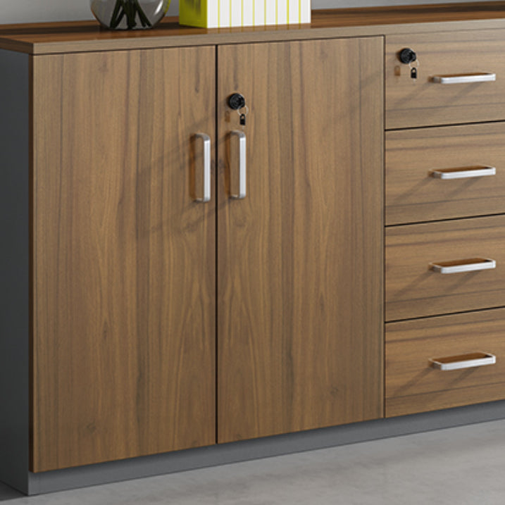 Modern Engineered Wood Filing Cabinet Lateral File Cabinet with Lock and Storage Clearhalo 'Filing Cabinets' 'filling_cabinets' 'furn' 'furn_filling_cabinets' 'Furniture' 'Office Furniture' 7069120