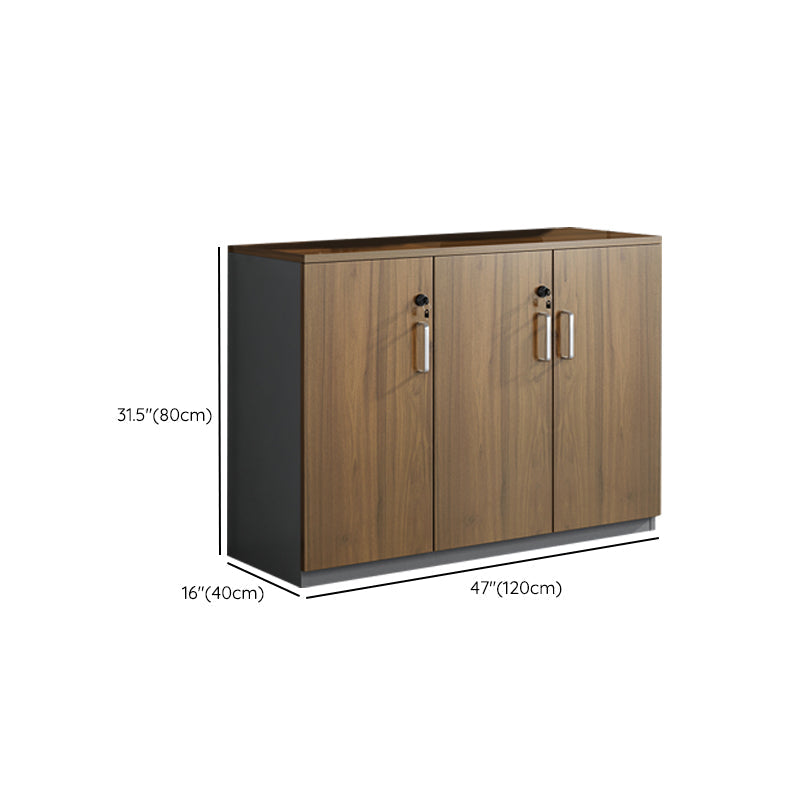 Modern Engineered Wood Filing Cabinet Lateral File Cabinet with Lock and Storage Clearhalo 'Filing Cabinets' 'filling_cabinets' 'furn' 'furn_filling_cabinets' 'Furniture' 'Office Furniture' 7069124