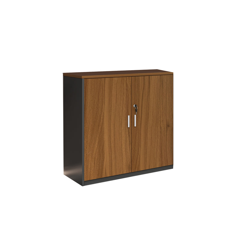 Archivo de madera de archivos lateral moderno de mediados de siglo para la oficina de madera para la oficina en casa