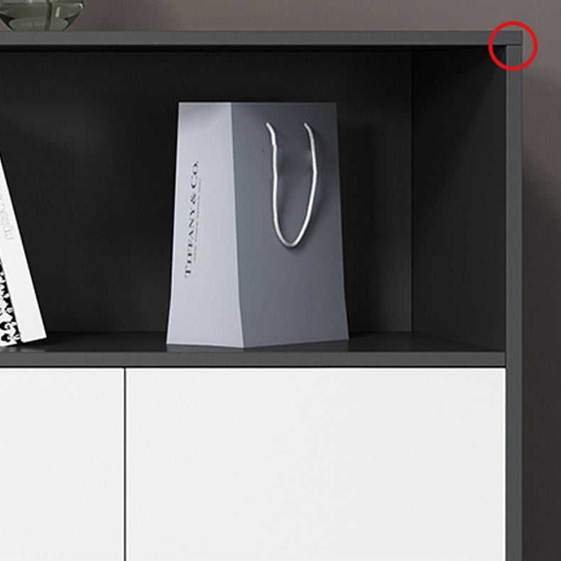 Archivo de madera de archivos lateral moderno de mediados de siglo para la oficina de madera para la oficina en casa