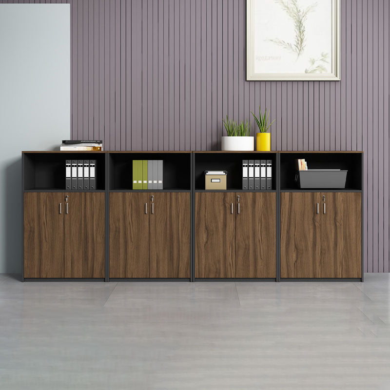 Archivo de estilo nórdico Babyet de madera Archivo vertical con almacenamiento de bloqueo