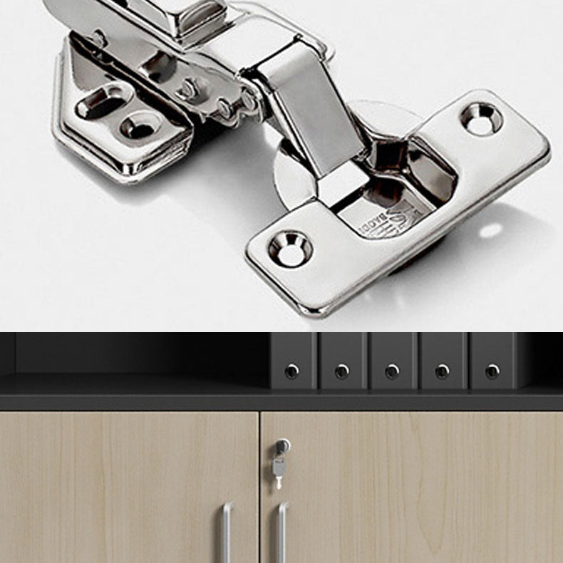 Archivo de estilo nórdico Babyet de madera Archivo vertical con almacenamiento de bloqueo