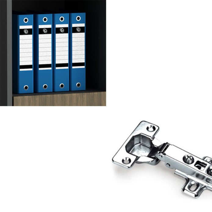 Archivo de madera de ingeniería vertical Archivo de almacenamiento contemporáneo de almacenamiento