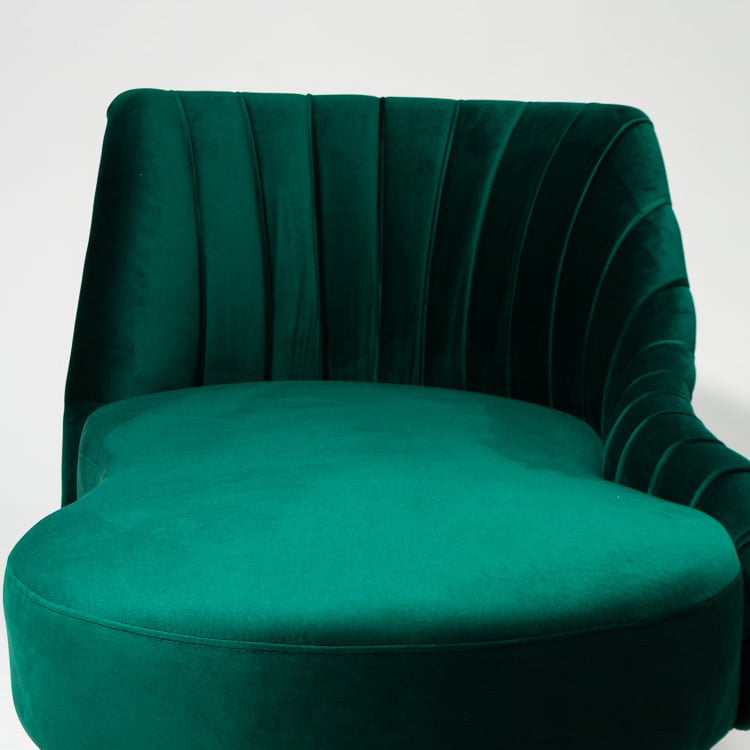 Living Room Rolled Arms Chaise Lounge Modern Velvet Chaise with Upholster Clearhalo 'Chairs & Seating' 'Chaise Lounge' 'chaise_lounge' 'furn' 'furn_chaise_lounge' 'Furniture' 'Living Room Furniture' 7069720