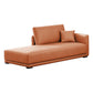 Nordic Living Room Chaise Rolled Arms Upholstered Chaise Lounge with Wooden Base Clearhalo 'Chairs & Seating' 'Chaise Lounge' 'chaise_lounge' 'furn' 'furn_chaise_lounge' 'Furniture' 'Living Room Furniture' 7069739
