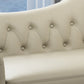 Modern Style Rolled Arms Chaise Living Room Faux Leather Chaise Clearhalo 'Chairs & Seating' 'Chaise Lounge' 'chaise_lounge' 'furn' 'furn_chaise_lounge' 'Furniture' 'Living Room Furniture' 7069750