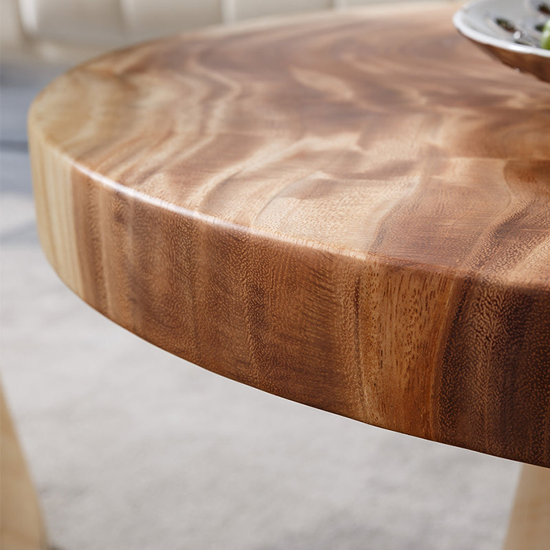 Contemporary Coffee Table Brown Pedestal Coffee Cocktail Table Clearhalo 'Coffee & Accent Tables' 'Coffee Tables' 'coffee_tables' 'furn' 'furn_coffee_tables' 'Furniture' 'Living Room Furniture' 7070044