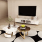 Contemporary Coffee Table Pedestal Slate Coffee Cocktail Table Clearhalo 'Coffee & Accent Tables' 'Coffee Tables' 'coffee_tables' 'furn' 'furn_coffee_tables' 'Furniture' 'Living Room Furniture' 7070097