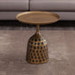 Pedestal Coffee Table Contemporary Solid Wood Coffee Cocktail Table 20"L x 20"W x 21"H Bronze Clearhalo 'Coffee & Accent Tables' 'Coffee Tables' 'coffee_tables' 'furn' 'furn_coffee_tables' 'Furniture' 'Living Room Furniture' 7070135