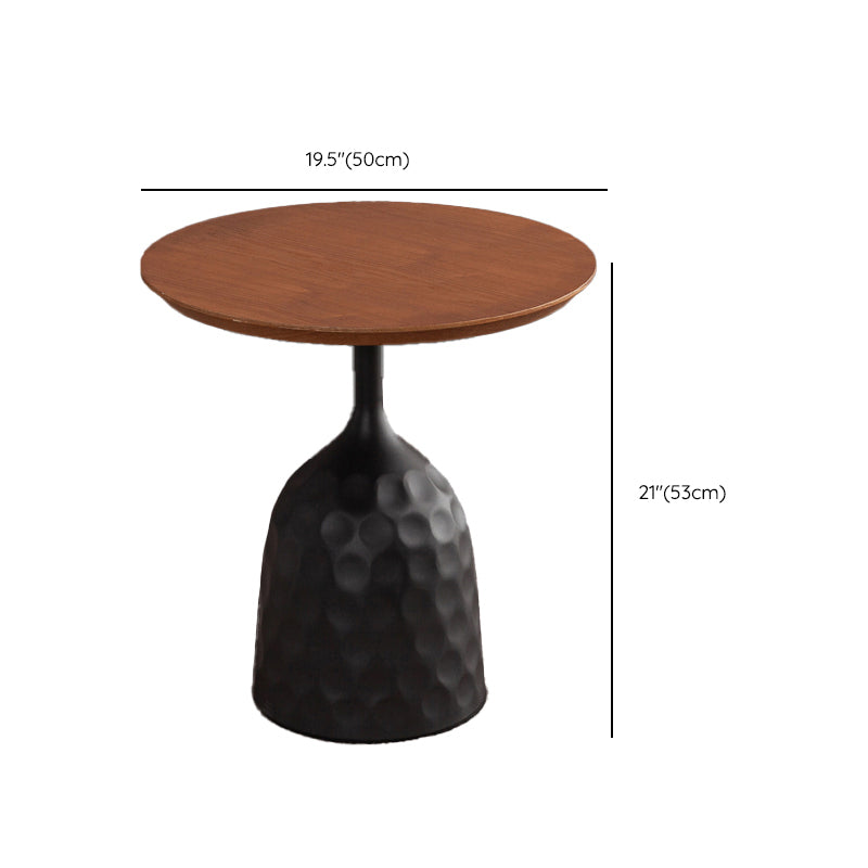 Pedestal Coffee Table Contemporary Solid Wood Coffee Cocktail Table Clearhalo 'Coffee & Accent Tables' 'Coffee Tables' 'coffee_tables' 'furn' 'furn_coffee_tables' 'Furniture' 'Living Room Furniture' 7070137