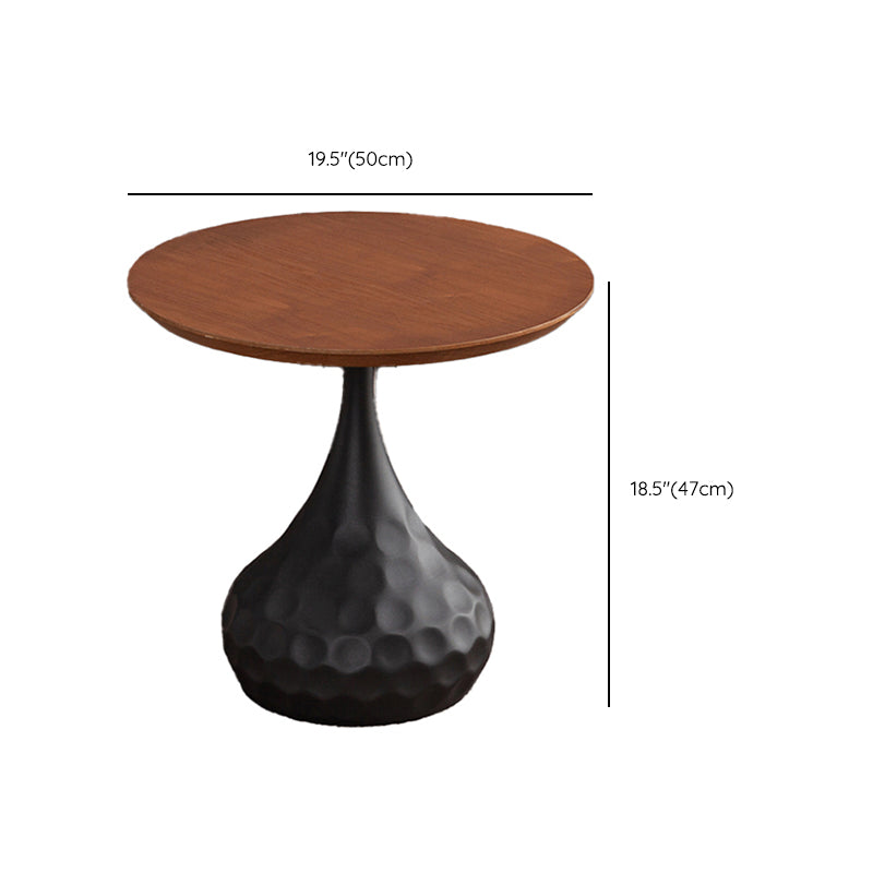 Pedestal Coffee Table Contemporary Solid Wood Coffee Cocktail Table Clearhalo 'Coffee & Accent Tables' 'Coffee Tables' 'coffee_tables' 'furn' 'furn_coffee_tables' 'Furniture' 'Living Room Furniture' 7070139