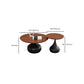 Pedestal Coffee Table Contemporary Solid Wood Coffee Cocktail Table Clearhalo 'Coffee & Accent Tables' 'Coffee Tables' 'coffee_tables' 'furn' 'furn_coffee_tables' 'Furniture' 'Living Room Furniture' 7070140