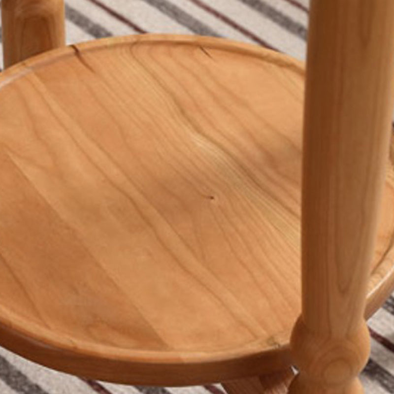 4 Legs Coffee Table No Distressing Solid Wood Coffee Table with Shelf Clearhalo 'Coffee & Accent Tables' 'Coffee Tables' 'coffee_tables' 'furn' 'furn_coffee_tables' 'Furniture' 'Living Room Furniture' 7070168