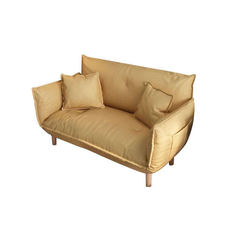 Moderne Stoffsofa eingebrauchter Armsitze mit Kissen für Wohnung