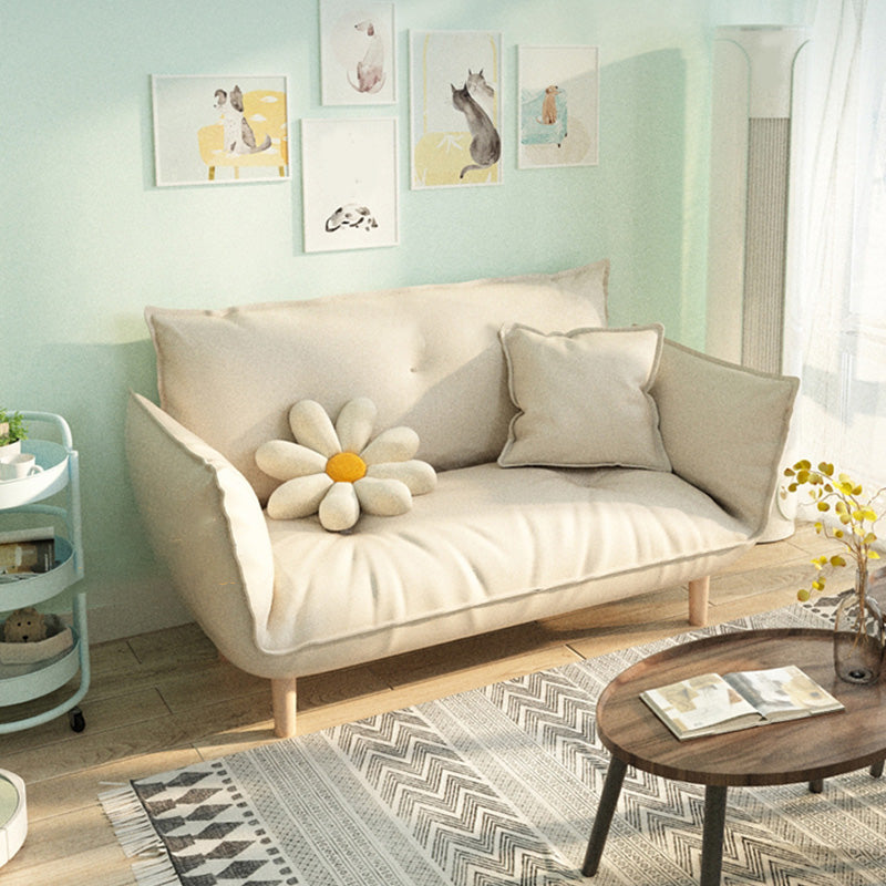 Moderne Stoffsofa eingebrauchter Armsitze mit Kissen für Wohnung