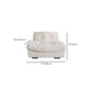 Contemporary White Sofa Faux Leather Armless Sofa with Loose Back Clearhalo 'furn' 'furn_sofas' 'Furniture' 'Living Room Furniture' 'Sofa' 'sofas' 7070396