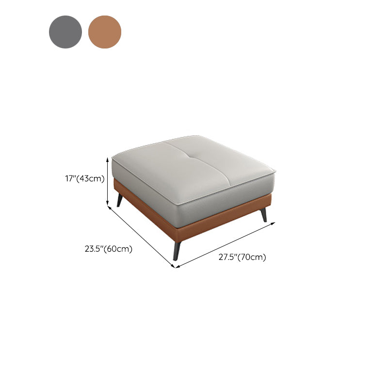 35.43 "brede hedendaagse bank faux leer met kussentoparmkussens sofa