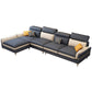 4-seat Faux Leather Sectional Sofa 31.50" High Sofa for Living Room
