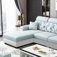 Sofá de lino moderno Sofá Pilpo de almohada Sectional para sala de estar para sala de estar