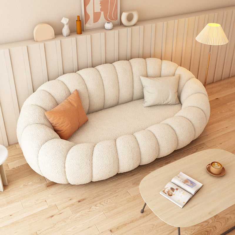 Contemporary Polyester Seating Tufted Tuxedo Arm Loveseat for Living Room Clearhalo 'furn' 'furn_sofas' 'Furniture' 'Living Room Furniture' 'Sofa' 'sofas' 7071418