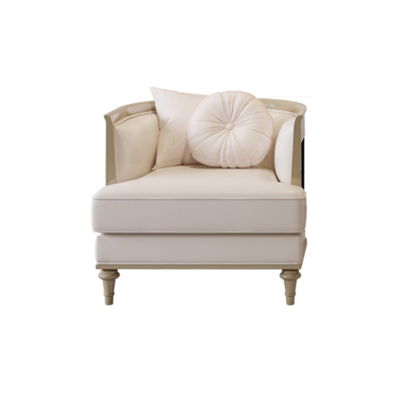 Mid Century Modern Arm Loveseat Standard Sofa for Living Room 1-Seater Sofa Genuine Leather Clearhalo 'furn' 'furn_sofas' 'Furniture' 'Living Room Furniture' 'Sofa' 'sofas' 7071451