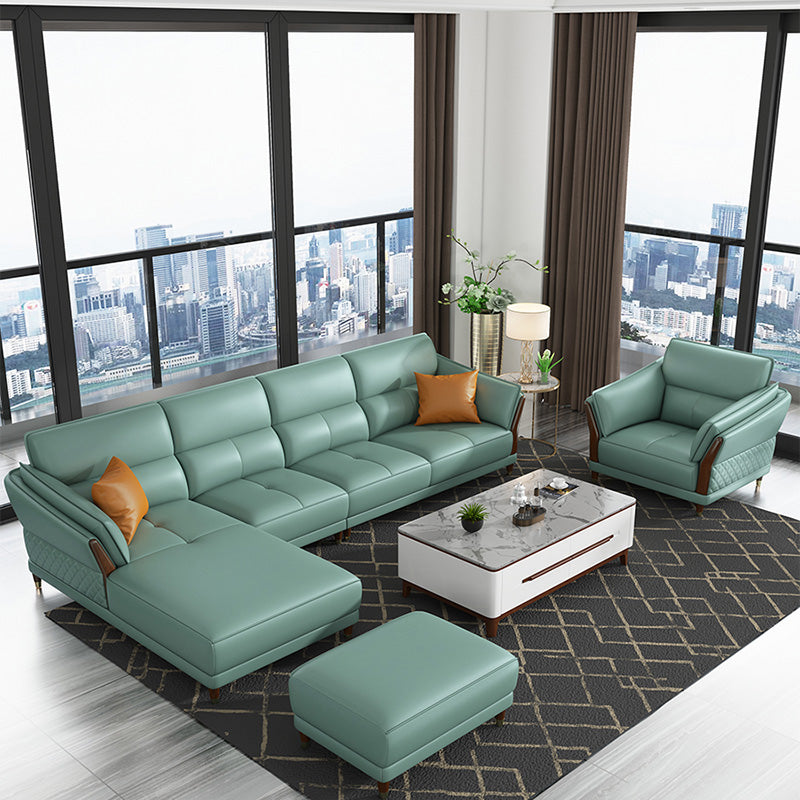 Canapé-coussin sectionnel contemporain canapé de bras pour le salon