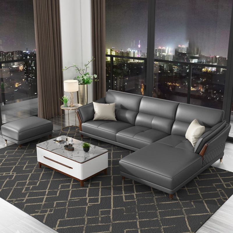 Canapé-coussin sectionnel contemporain canapé de bras pour le salon