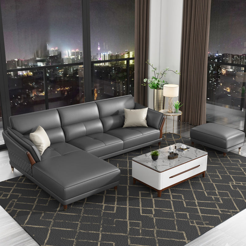 Canapé-coussin sectionnel contemporain canapé de bras pour le salon