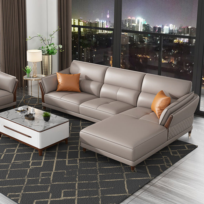 Canapé-coussin sectionnel contemporain canapé de bras pour le salon