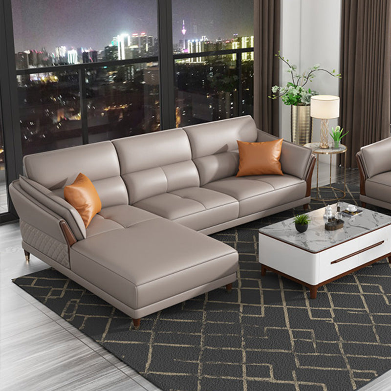 Canapé-coussin sectionnel contemporain canapé de bras pour le salon