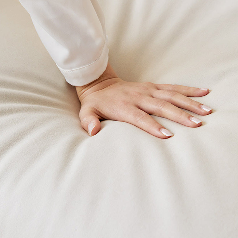 Modern Faux Leather Loose Back Seating Hair Pin Legs Sofa for Living Room