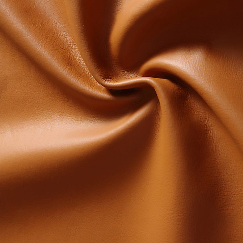 Sofa de canapé en cuir en cuir en cuir en cuir en housse de style nordique en orange pour l'appartement