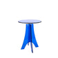 Modernistic Plastic Accent Side Table Round 3 Legs Living Room Corner Table Blue 1 Clearhalo 'Coffee & Accent Tables' 'End & Side Tables' 'end_side_tables' 'furn' 'furn_end_side_tables' 'Furniture' 'Living Room Furniture' 7072197