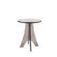 Modernistic Plastic Accent Side Table Round 3 Legs Living Room Corner Table Clearhalo 'Coffee & Accent Tables' 'End & Side Tables' 'end_side_tables' 'furn' 'furn_end_side_tables' 'Furniture' 'Living Room Furniture' 7072199