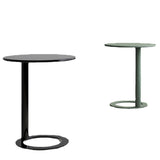 Round C-shape Side Table Modern Metal Sofa Side Accent Table
