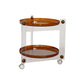 25.19" Tall 3 Legs End Table Tray Top Accent Side Table for Living Room