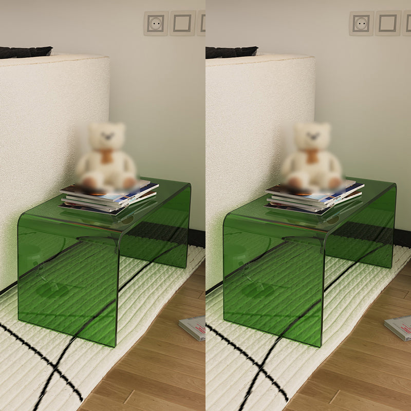 Tavolo laterale di accento di stile modernistico a forma rettangolare tavolo da estremità in plastica