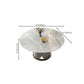 Metal Dining Table Extendable Pedestal Dining Table for Kitchen